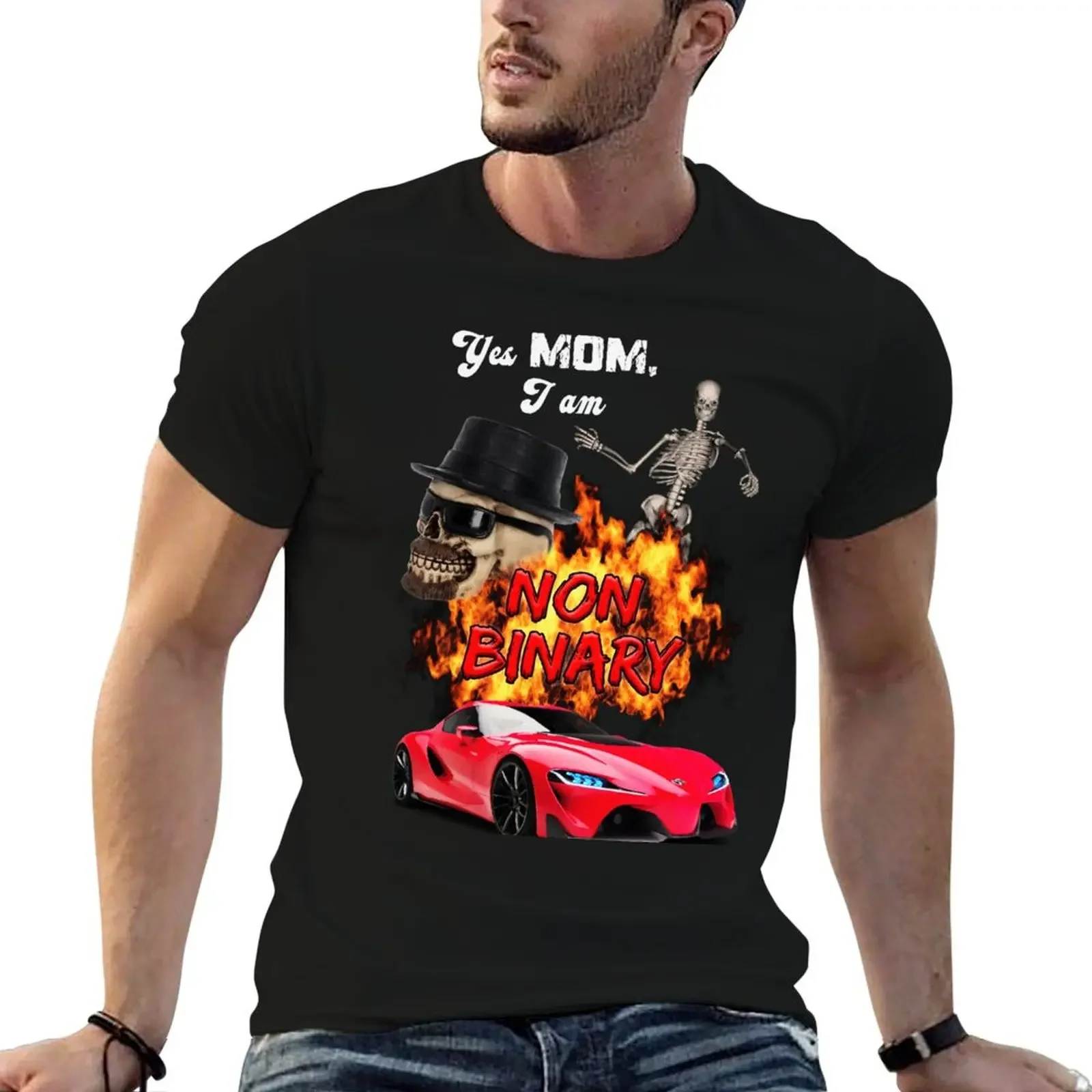 

Non-binary cursed pride shirt T-Shirt man t shirt shirts graphic tee mens champion t shirts