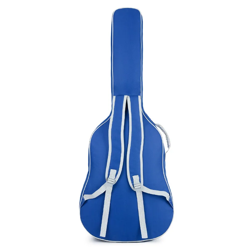 Guitarra acústica portátil de tela Oxford de 40/41 pulgadas, funda suave de guitarra acolchada doble colorida, mochila impermeable