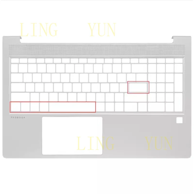 

Z for HP Probook ZHAN66 Pro15 G5 G6 455 450 G10 Silver LCD Palmrest Cover Part 2USB-C