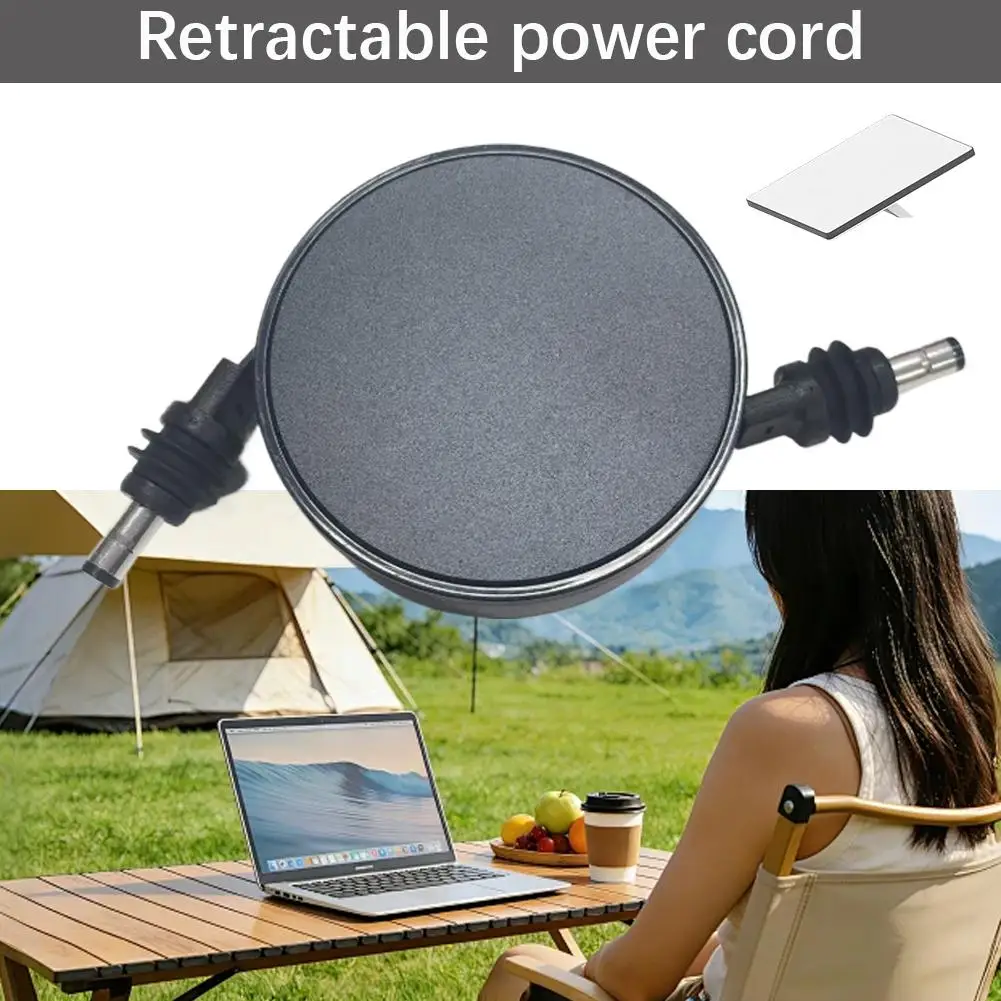 M11K-DC5521 Retractable Power Cord for Starlink Mini Plug-and-Play Portable DC Cable Ethernet Satellite Extension Cord