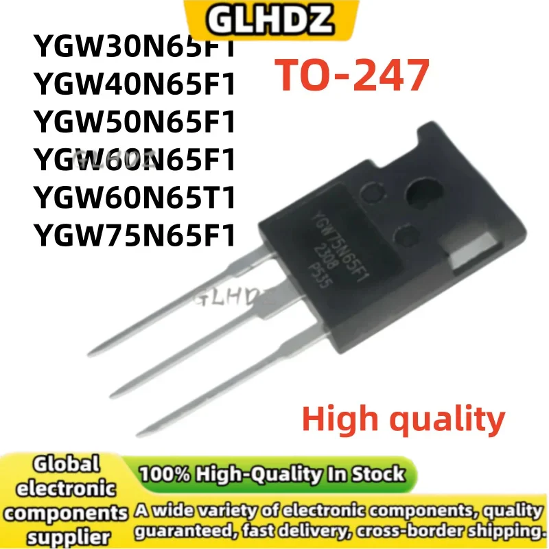 5Pieces TO-247 YGW30N65F1 YGW40N65F1 YGW50N65F1 YGW60N65F1 YGW60N65T1 YGW75N65F1 new in stock