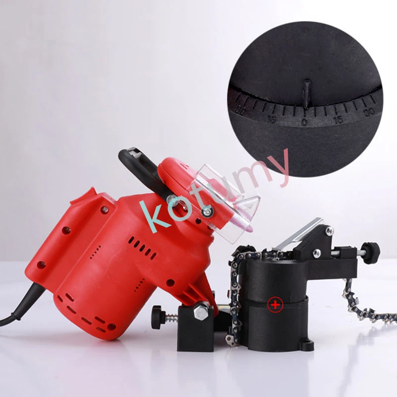 220W Chain Grinder Electric Chain Saw Sharpener Grinding Chains Bench Chain Sharpening Tool Grinder Power Tool 220V