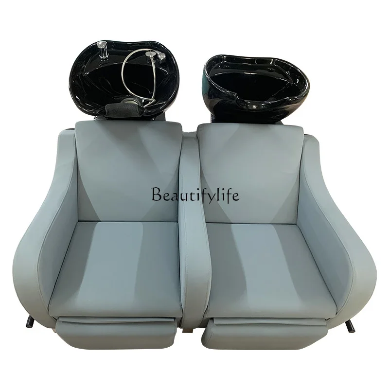 Hair Saloon Dedicated Shampoo Chair High-End Lying Half Punch Bed Light Luxury Flushing Bed