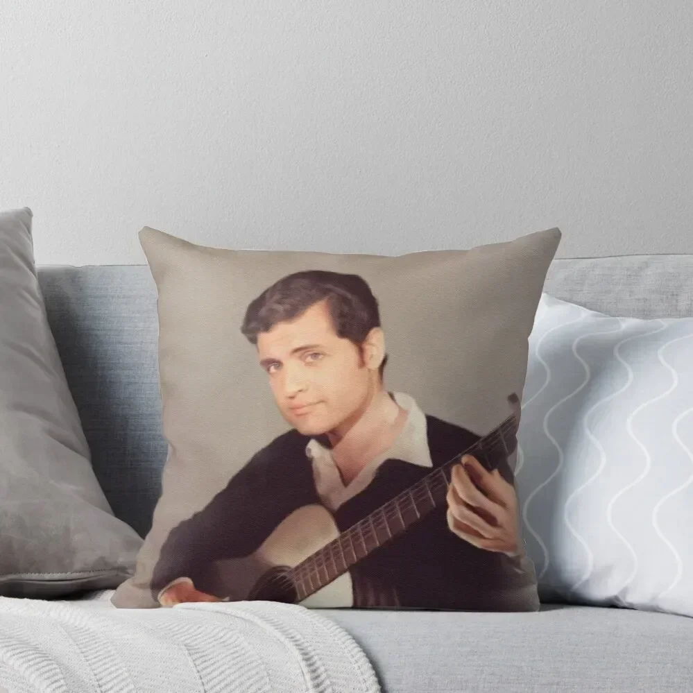 

Joe Dassin, Music Legend Throw Pillow Sofa Covers For Living Room luxury covers home decor items Christmas Pillow Covers pillow