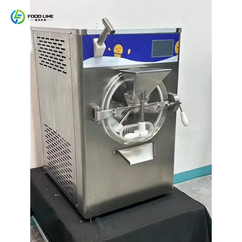 Customized Italian Ice Cream Machine For High-End Dessert Shops Chain Brands Multiple Voltage 1-Year Warranty