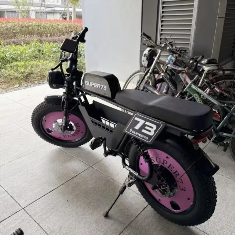SUPER73 Adult Electric Bike 500W Motor 48V20AH Lithium Battery Off-Road Electric Bicycle 20-Inch Tire Sand Snow Mountain E-Bike image 5
