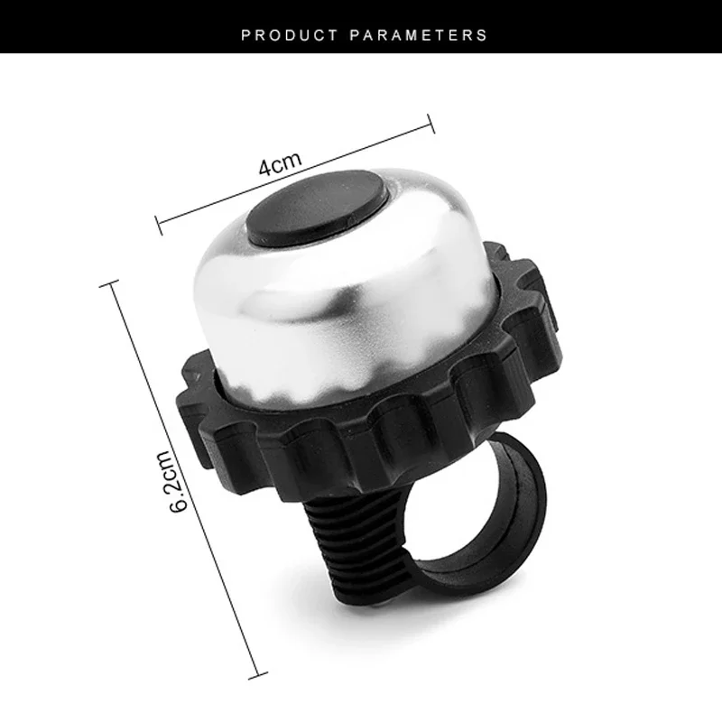 Aluminum Alloy Bicycle Bell Rotating Bike Bell Ring Speaker For Scooter Mini High Volume Mtb Bell Cycle Accessories