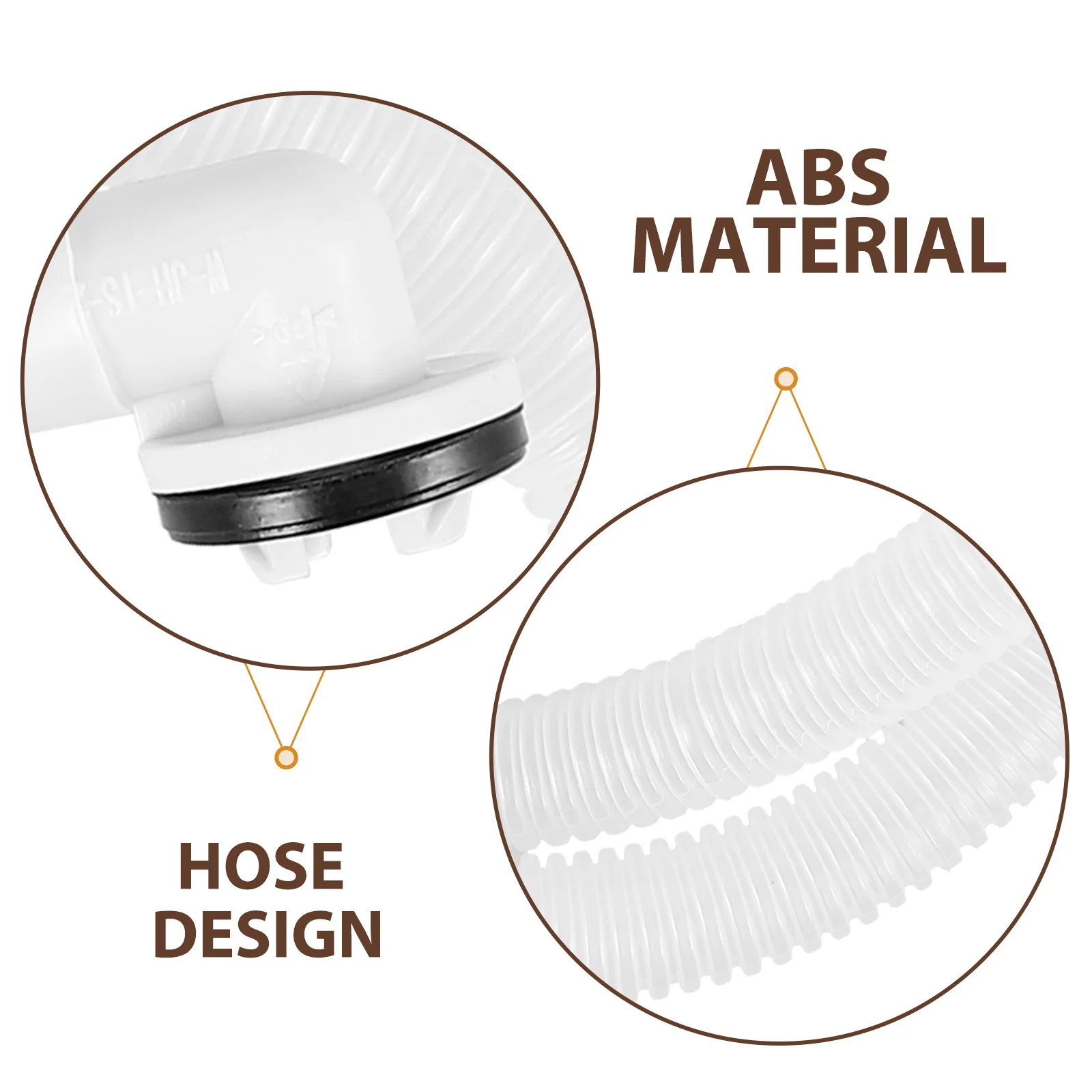 

Air Conditioner Kit 15mm Elbow 3ft Vinyl Tube Replacement Air Conditioner Drain Hose for Window AC Hose Replacement