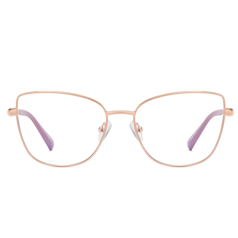 

97770 Cute Metal Women High Quality Cat Eye Reading Eyeglasses Medical Grade Female Birthday Prescription Glasses