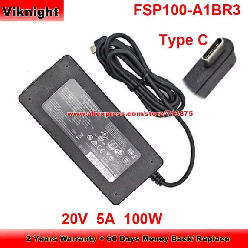 

Адаптер переменного тока FSP100-A1BR2 20В 5А 100Вт Type-C для FSP100-AIBR3 9NA1001402 FSP100-A1BR3 для ELO ESY15I5 ESY15I3 E692640 E692244