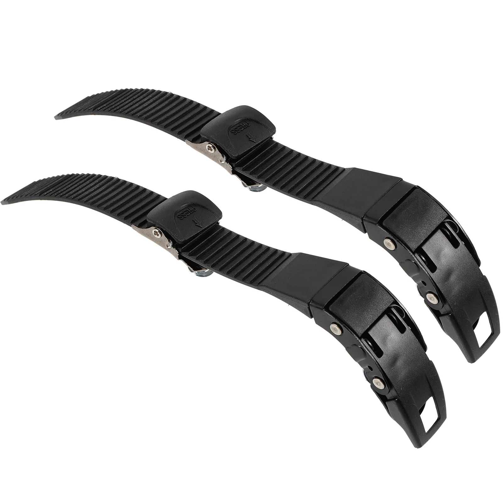 

2Pcs Ice Skate Buckle Boot Strap Roller Skates Inline Pvc Portable Adjustable Fixing Straps Skate Shoes Durable Material Easy
