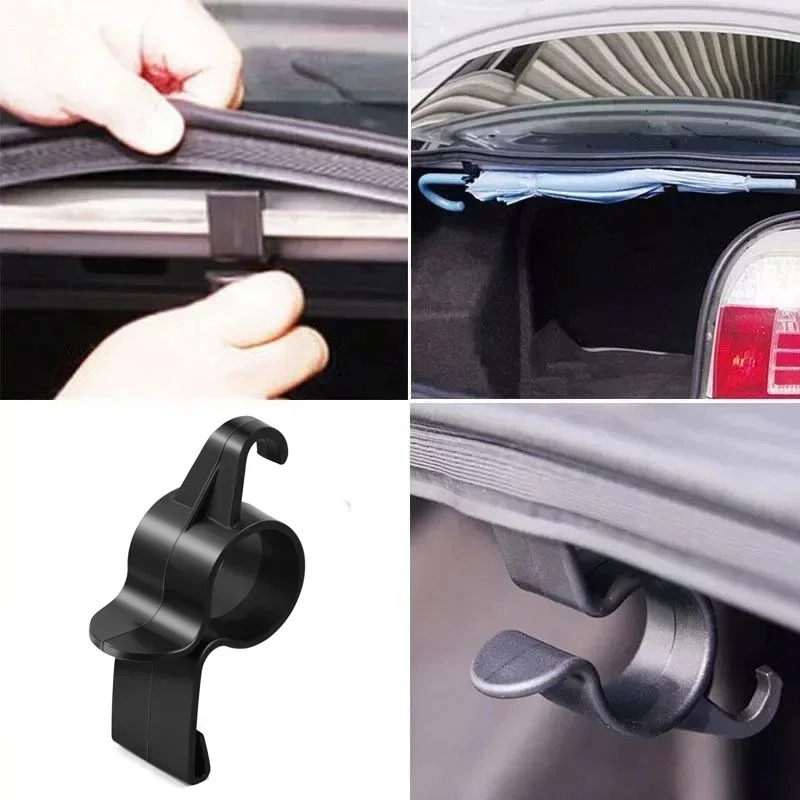 1/2Pcs/Set Car Trunk Umbrella Holder, Mount Plant Towel Hook Auto Accessories Universal Internal Storage Organizer Holders