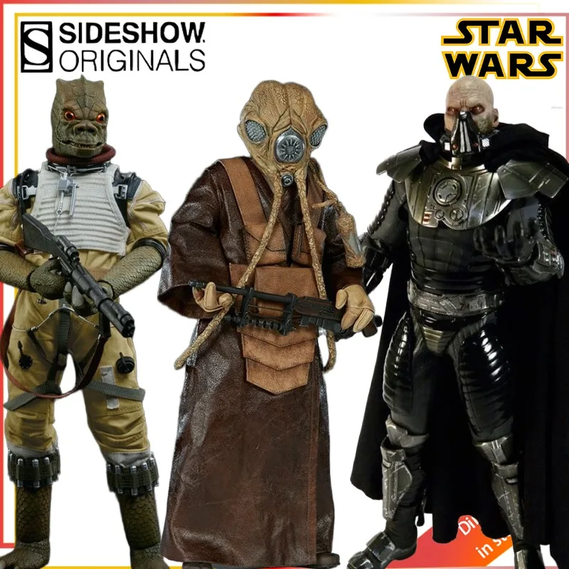 SIDESHOW genuino Star Wars serie Darth_Malgus Zuckuss Bossk Bounty Hunter 4-LOM acción conjunta movilidad figura modelo juguetes regalos