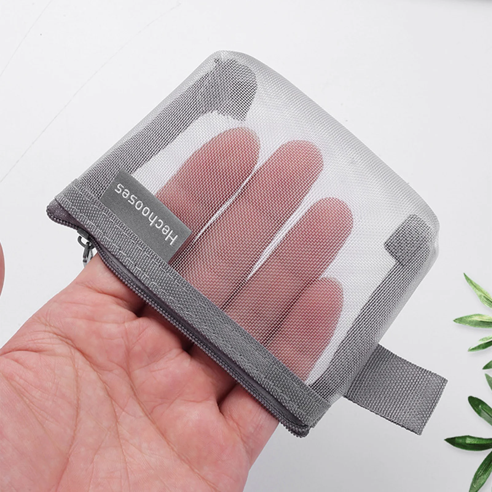 

Сплошной цветной кошелек для монет, прозрачный нейлоновый сетчатый кошелек, губная помада, ключ, органайзер для наушников, держатель для удостоверения личности, сумка для хранения кредитных карт на молнии