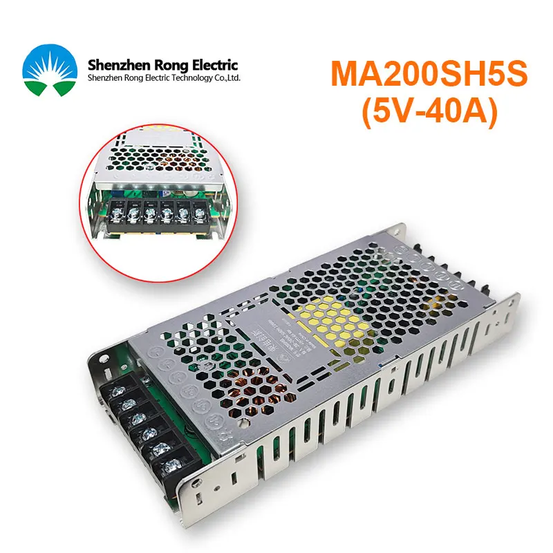 Rong-Electric MA200SH5S 5V 40A 200W LED Display Power Supply