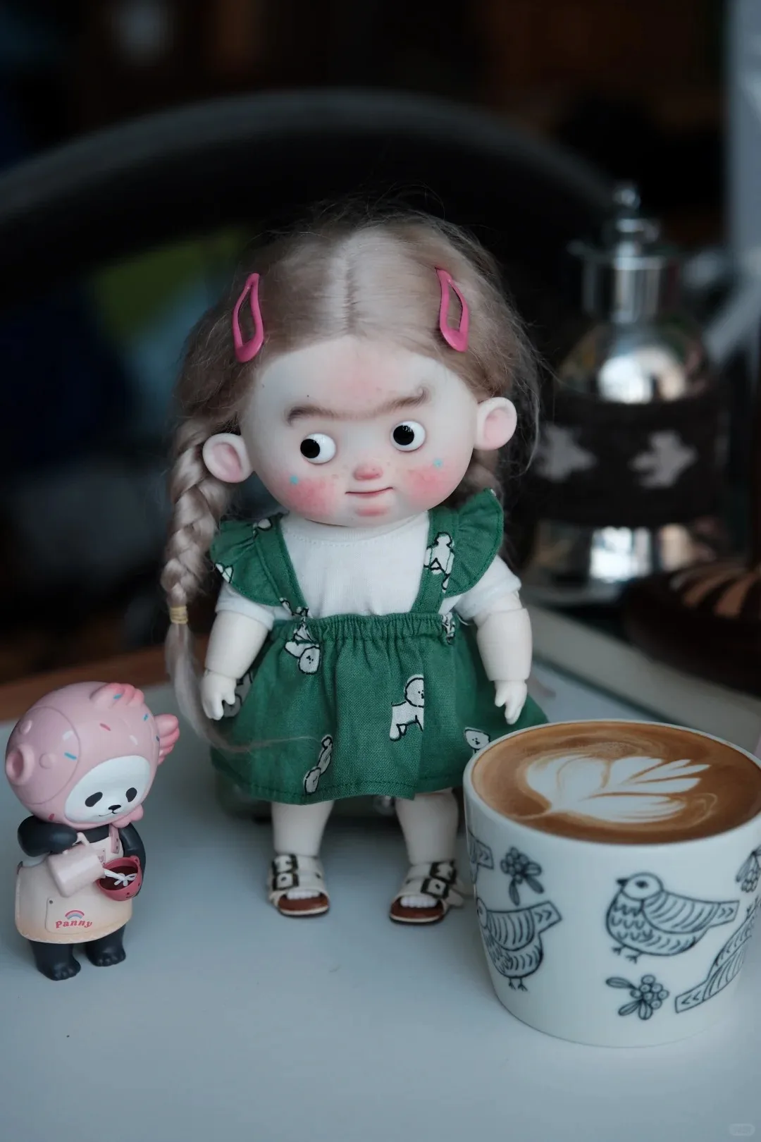 New SD BJD doll 1/6 pangpang blue Tsutsu cut girl delicate make up high quality movable joint doll new toy