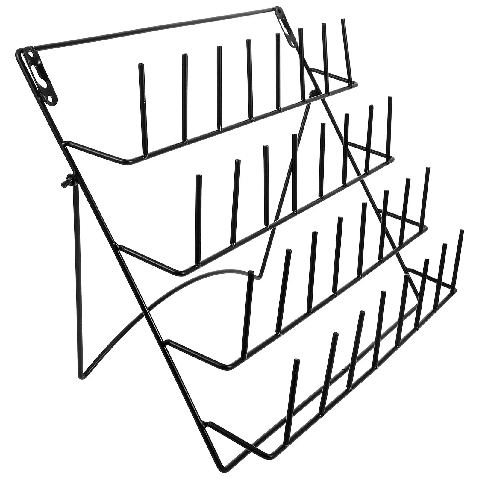 

Iron Wall-Mount Lab Drying Rack Large Capacity Storage Rack for Laboratory Glassware Hanging Organizer Drying Racks