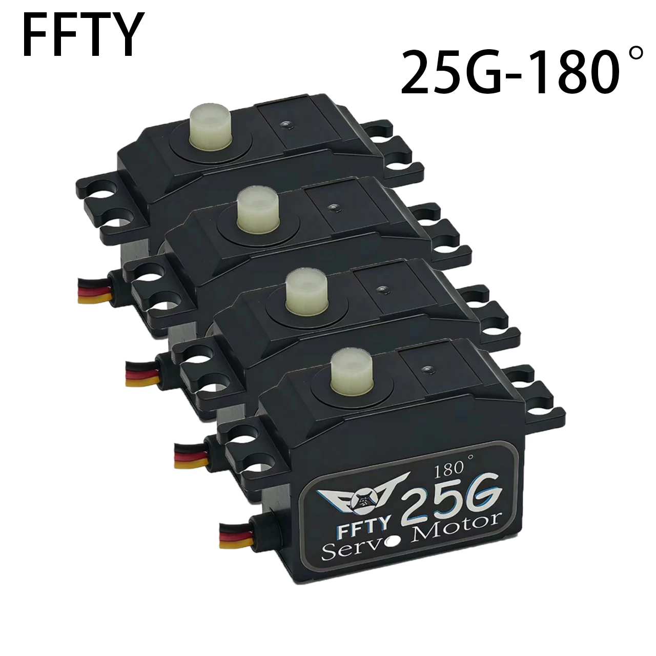 

FFTY 25g Digital Servo 180° Motion Range | For RC Aircraft/Robot/Glider