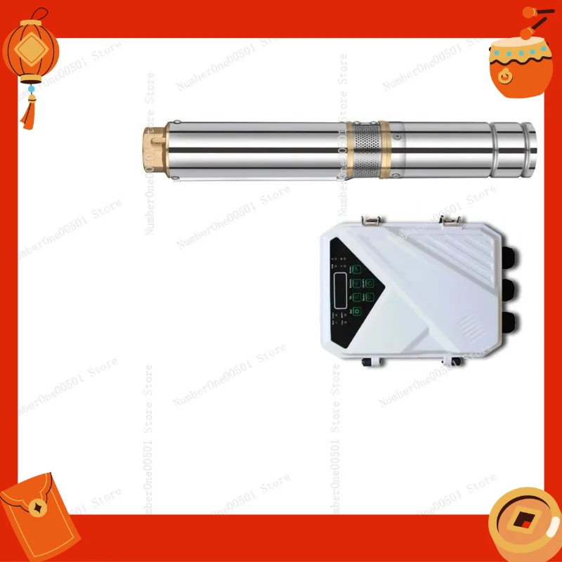 

3 Inch DC Brushless Solar Pump Submersible Water Pump For Farmland Irrigation And Household 1.5KW
