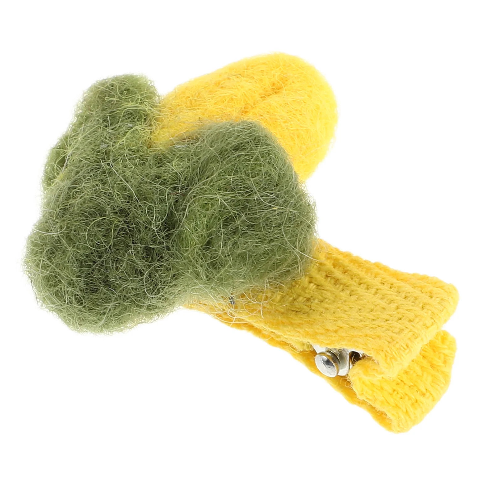 

Charming Vegetable Themed Hair Accessories for Children Soft Wool Felt Corn Hair Clips Ideal for Securing Bangs and Adding A