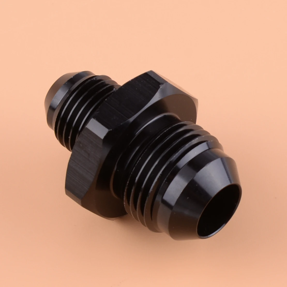 High Quality AN-8 (AN8) To AN-6 (AN6) Straight Male Flare Reducer Expander Fitting Adapter Fuel Hose Tank Car Accessories