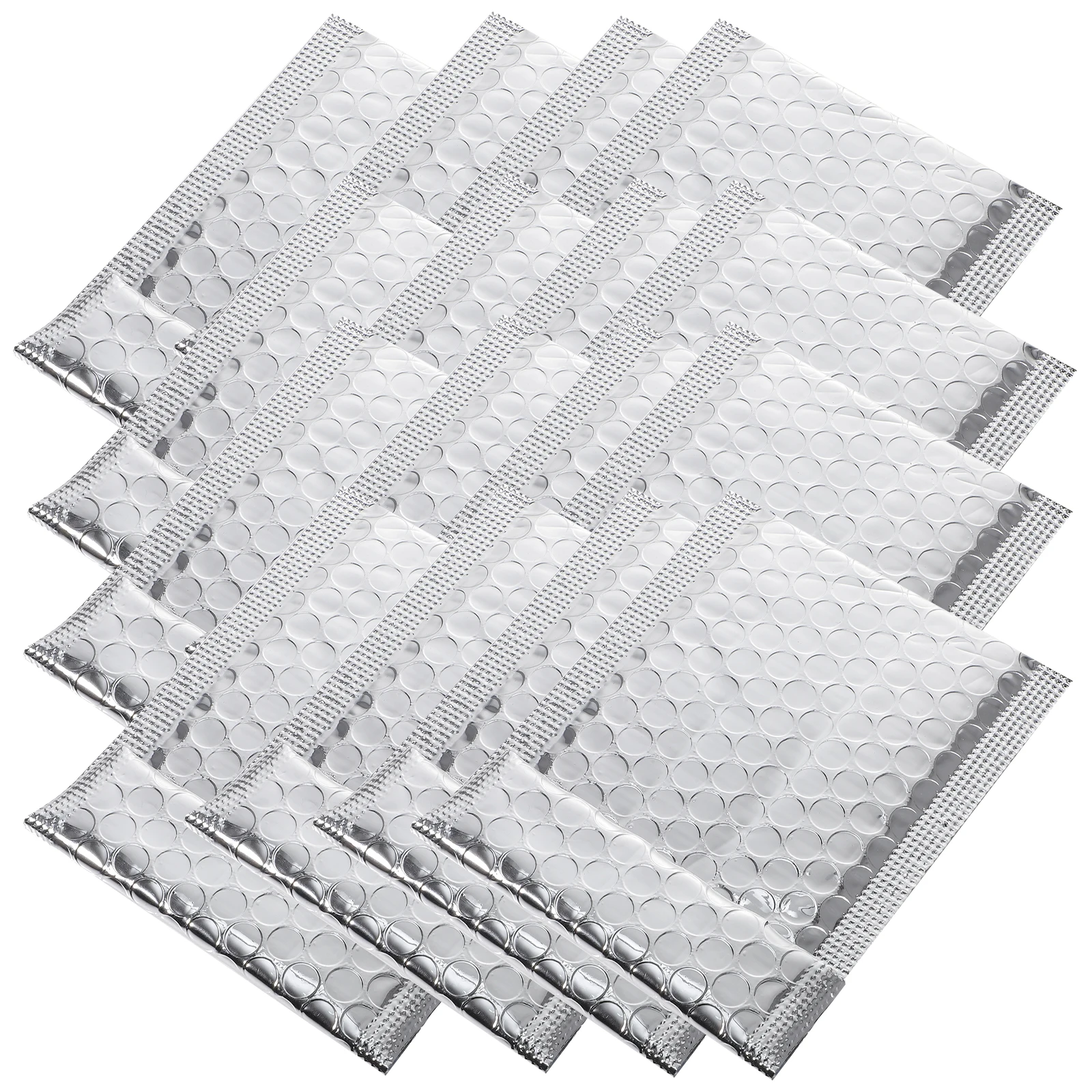 

100 шт. алюминиевые почтовые конверты с пузырьками, самозапечатывающиеся транспортировочные конверты, мягкая защитная упаковка, пузырьковые пакеты, мягкие конверты