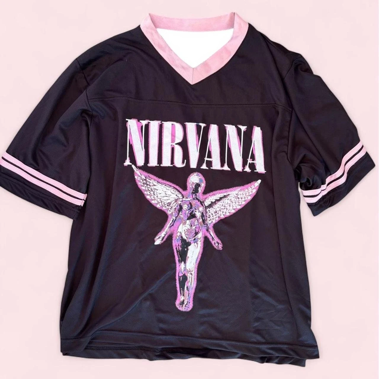 2026 Summer NIRVANA  Jersey T-shirt Daily Fashionable T-shirt Casual Sports T-shirt Suitable for Both Men and Women