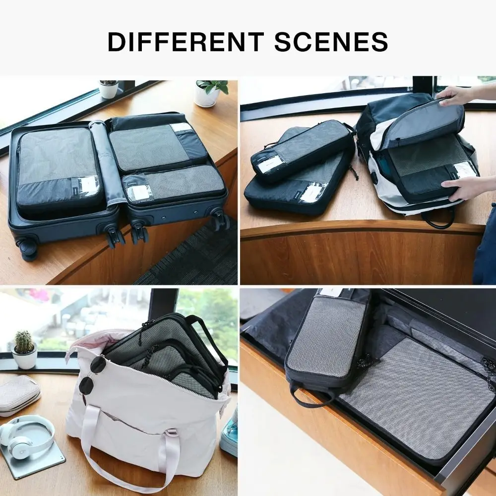 Portable Travel Compression Packing Expandable Space Saving Luggage Organizer Carry On Storage Bag Women Men