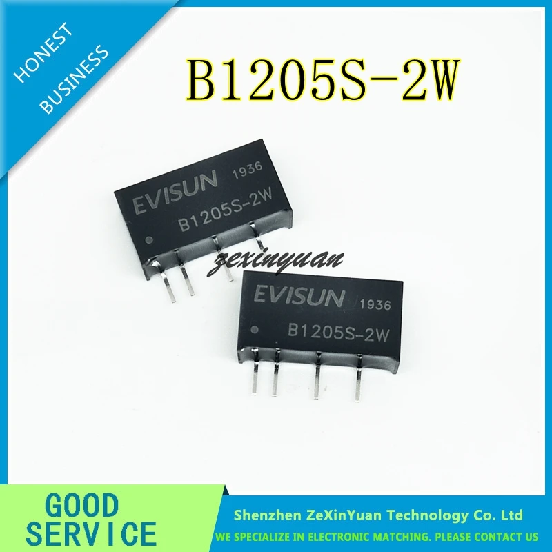 5PCS/10PCS/20PCS B1205S-2WR3 B1205S-2WR2 B1205S-2W B1205S SIP-4 12V TO 5V 2W DC-DC isolapted power module