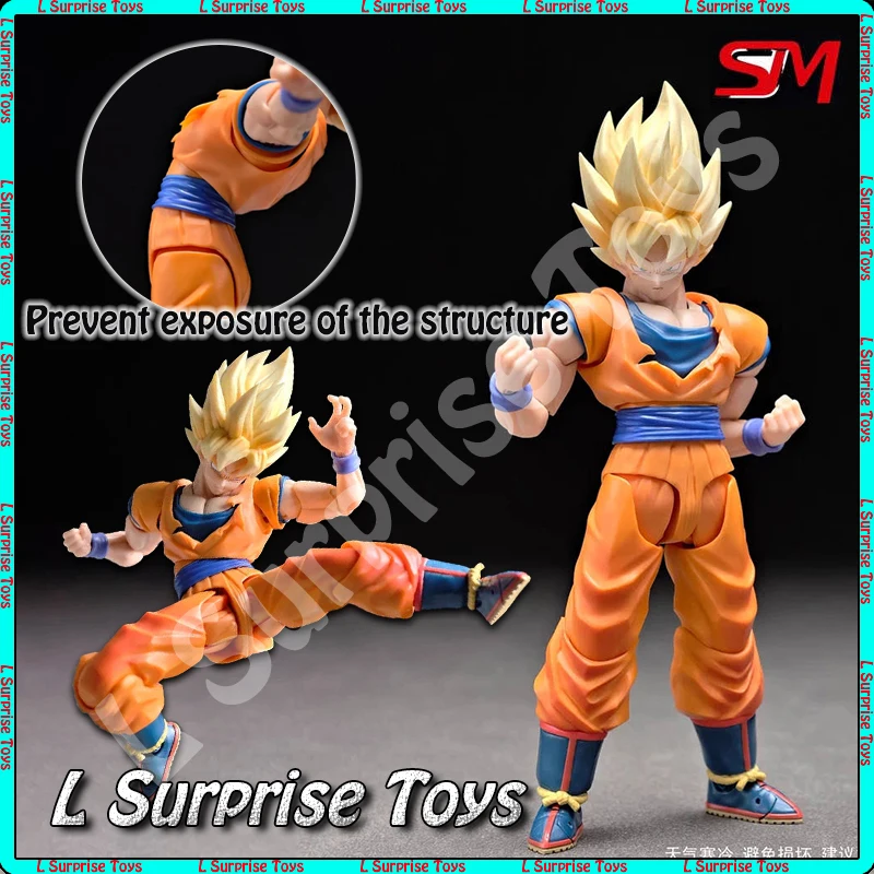Sm Studio Dragon Ball Super Saiyan Son Goku Accessories Battle Damaged Anime Action Figure Toy Gift Suitable For Bandai Goku3.0-image