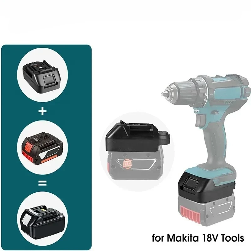 

For Makita 18V BL1860 Power Tool BS18MT Adapter Compatible With for Bosch BAT619G BAT620 18V Lithium Battery