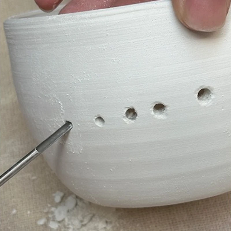 2-5mm Ceramic Hole Puncher Double-head Copper Ceramic Teapot Spout Hole-punched Flower Pot Hole Drilling Pot Making Tool