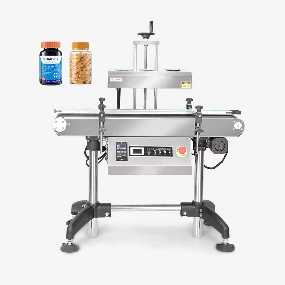 Automatic Electric Small Plastic Bottle Aluminum Foil Capping Sealing Machine 20-160mm Production Line Packing Gear Core