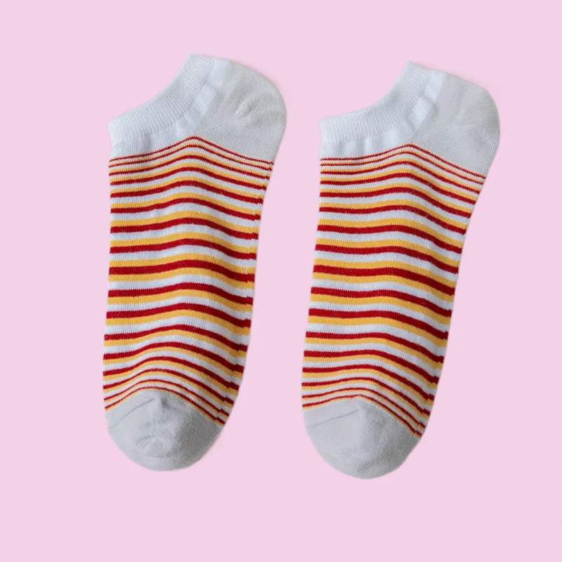 

2/5 Pairs New Fashion Women's Short Socks Summer Antibacterial Deodorant Sweat-absorbent Non-slip No-fall Short-tube Cat Socks