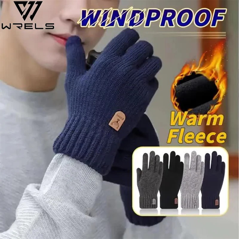 Warm Anti Cold Winter Sport Gloves Windproof Touch Screen Thermal Running Gloves Warm Cycling Hiking Skiing Outdoor Gloves