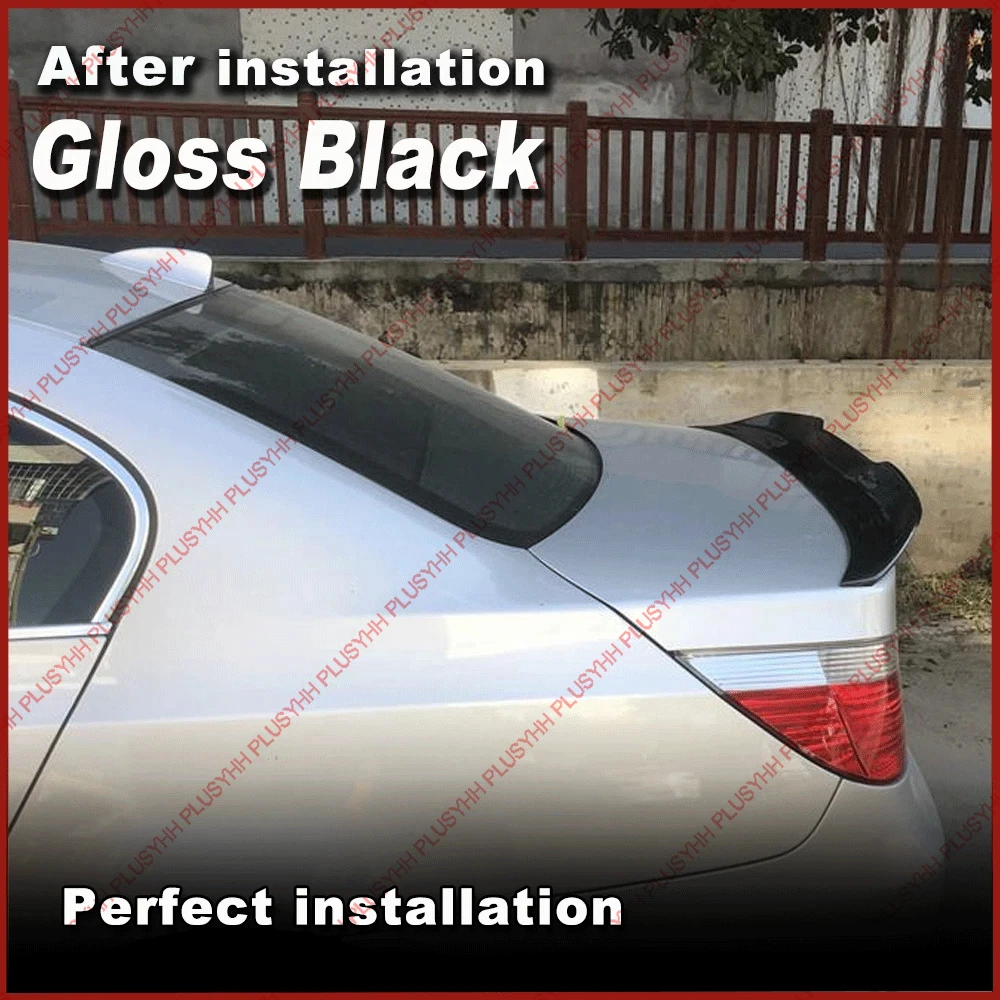 

E60 520i Spoiler 523i 525i 530i 535i 540i 545i 550i PSM Style For BMW Sedan 4-Door M5 2004-2010 Accessories Rear Trunk Wing Part