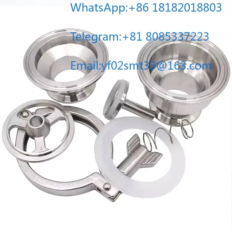 304 316L Stainless Steel Clamp Quick Release One Way Vertical Food Grade Check Valve