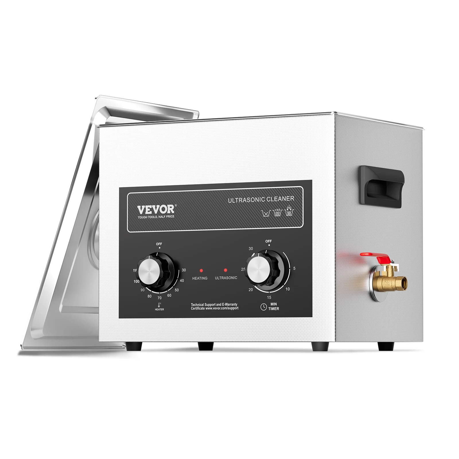 SucceBuy 2/3/6/10/15/30L Ultrasone reiniger met verwarming Timer voor laboratoriumgereedschap Metalen onderdelen Carburateur Messing Auto-onderdelen Motoronderdelen - afbeelding 2