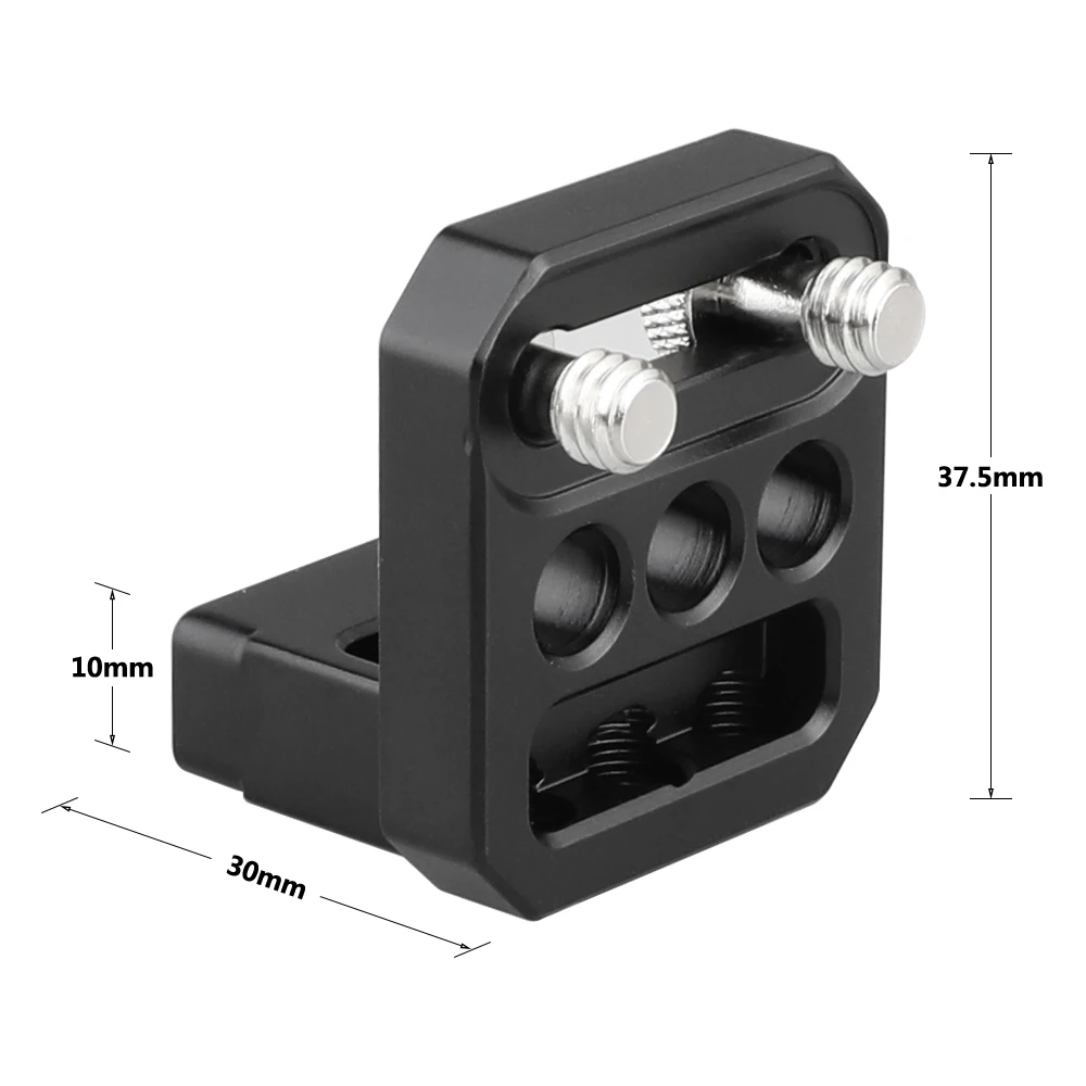 CAMVATE Vertical Connection Mount Camera Handle Adapter With 1/4\