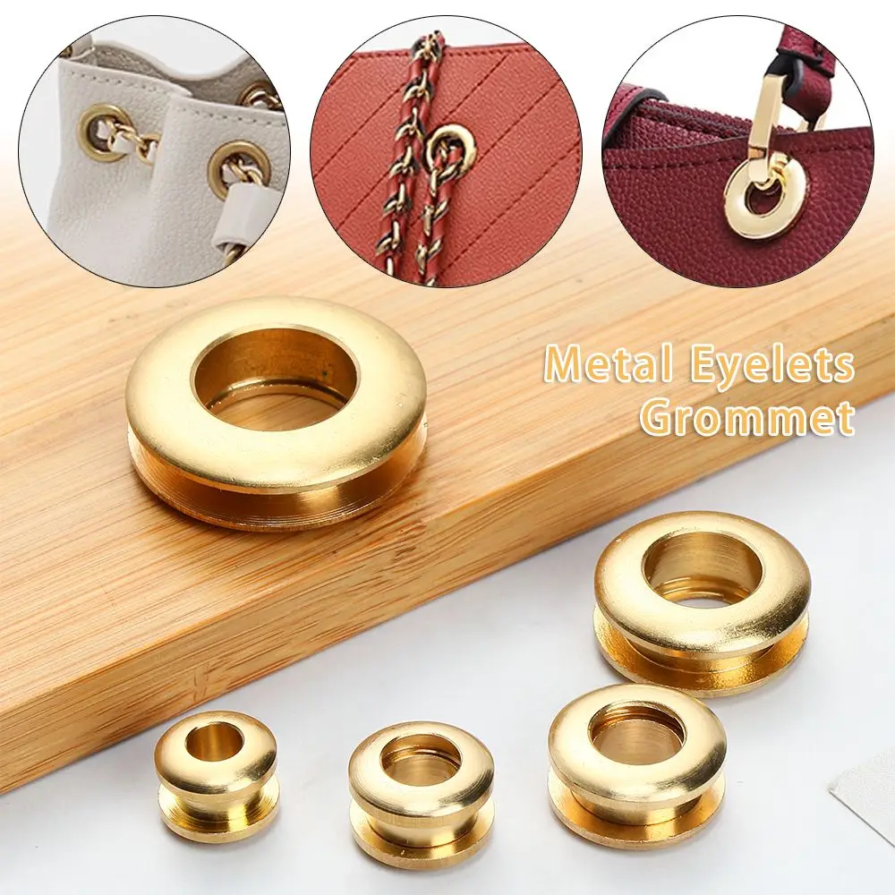 

DIY Leather Accessories for Garment Eyelets Washer Brass Grommets