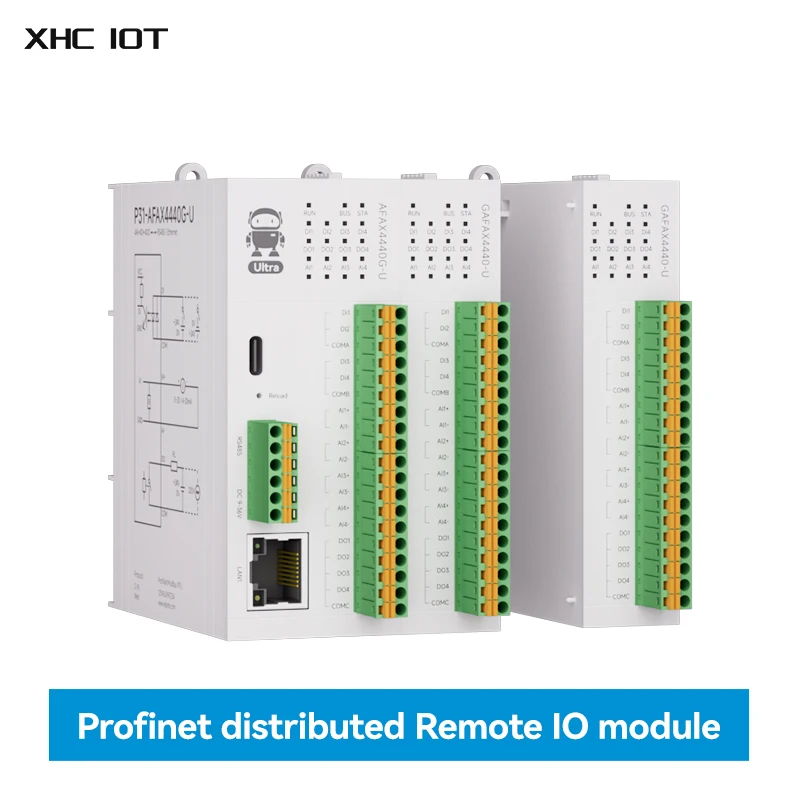 Profinet 원격 lO 모듈 XHCIOT P31 시리즈 지원 Botu/STEP 7 통신 획득 Modbus RTU 산업용 등급