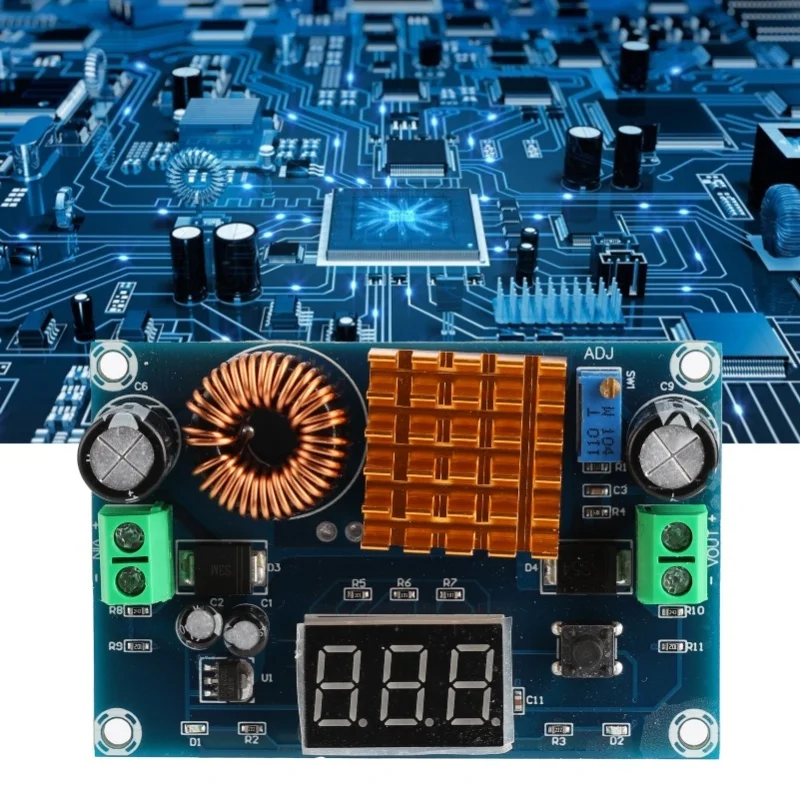 DCDC Digital Boost Module High Power Step Up Converter Board 4-35V To 5-45V 5A
