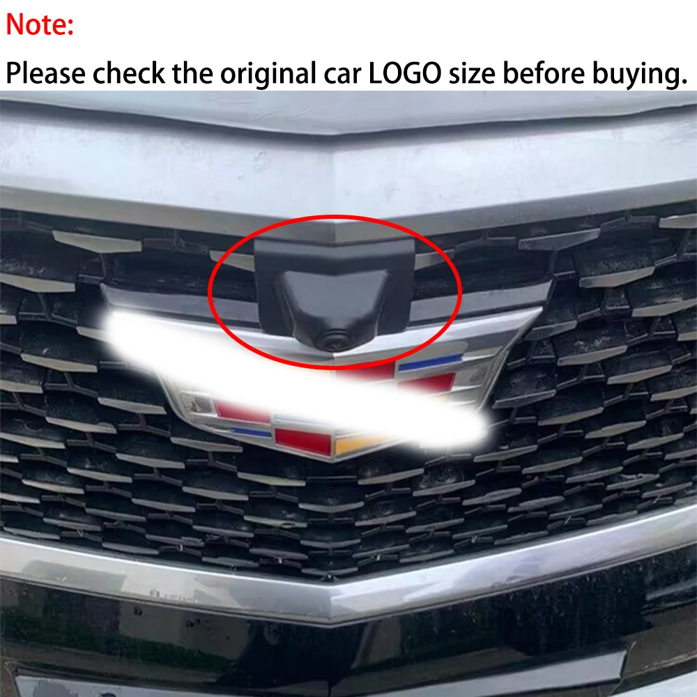 ZJCGO Car Front View LOGO Parking Camera AHD 1080P Night Vision for Cadillac XT6 2019 2020 2021 2022 2023