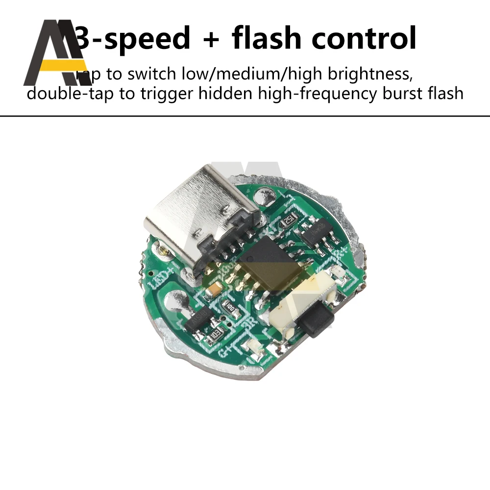 10 ワット DIY 懐中電灯制御マザーボード LED ドライバ制御ボード輝度調整可能な充電保護スイッチ付き