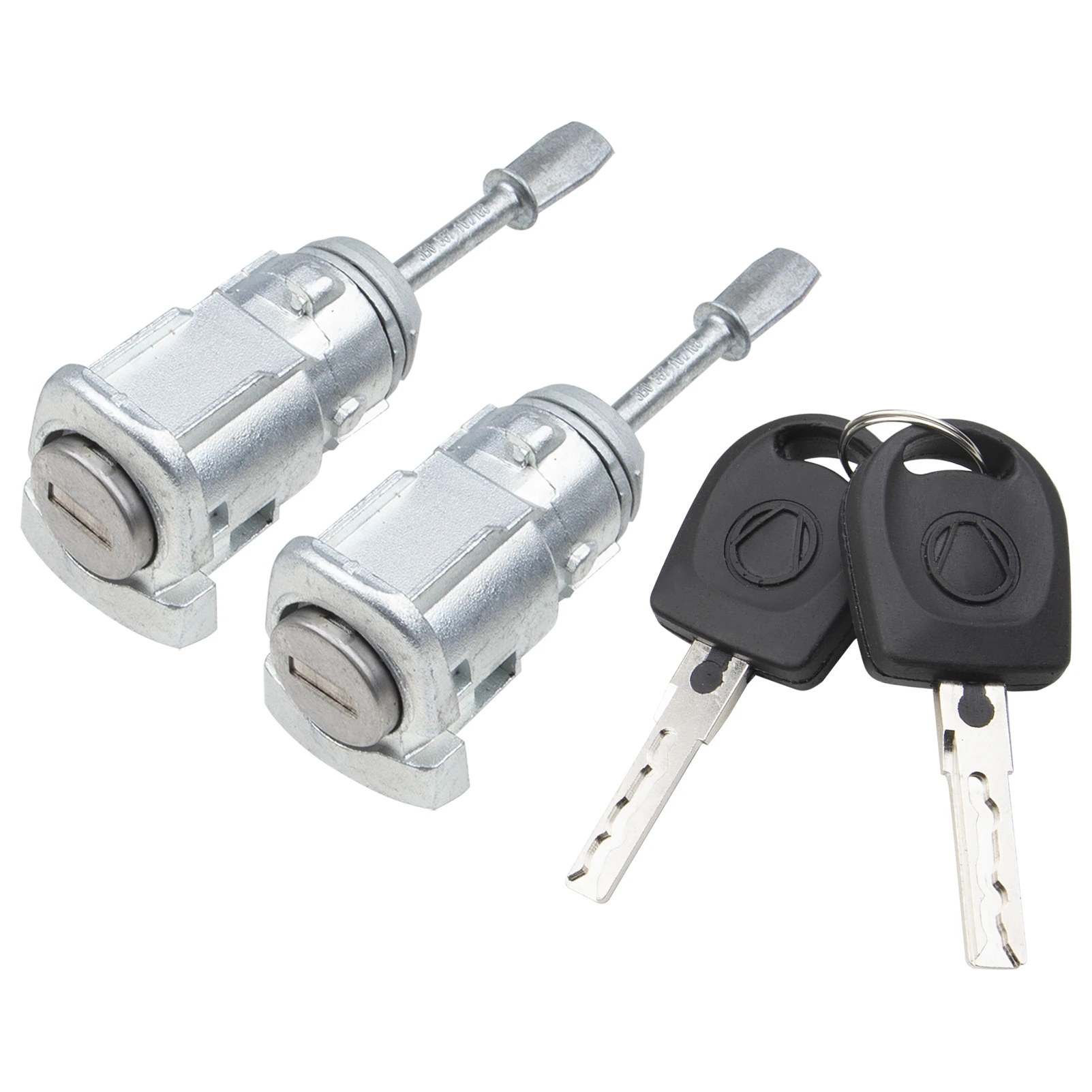 2PCS Front Left Right Door Lock Cylinder Key For VW PASSAT B5 3B (96-05) 3B0837167 3B0837168