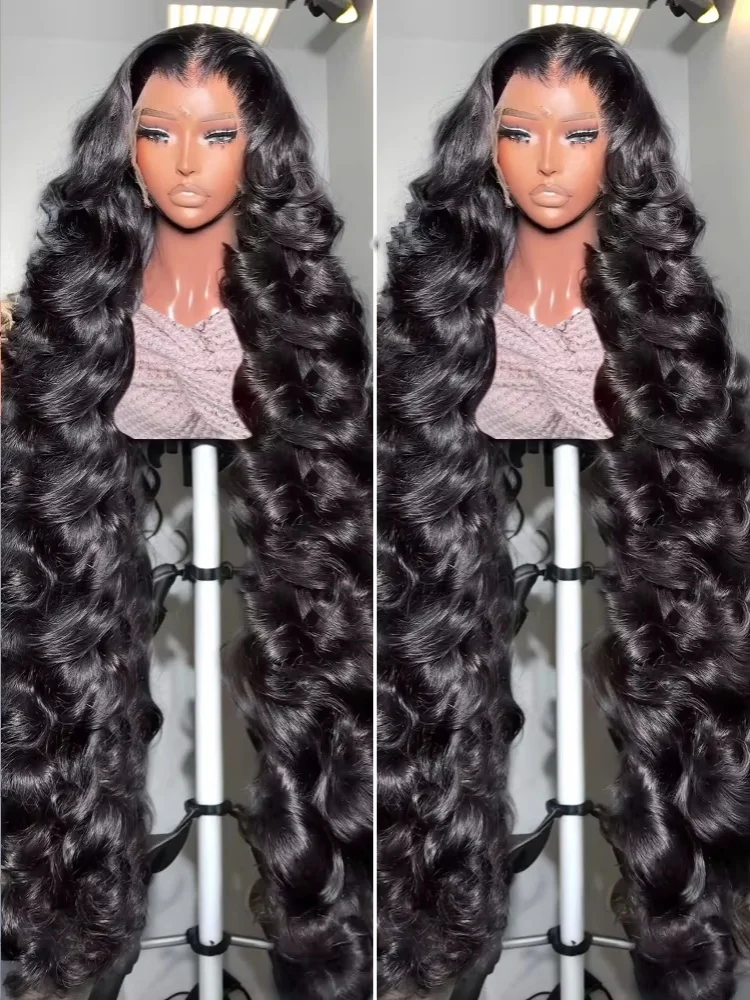 

38 40-дюймовые парики HD Body Wave с кружевной передней частью, предварительно выщипанные, 13x4 13x6, с эффектом Loose Wave, 100% натуральные человеческие волосы, распродажа по сниженным ценам