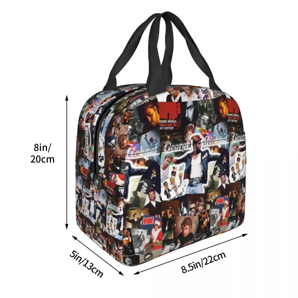George Michael Insulated Lunch Bag for Women Children Portable Food Boxes Thermal Lunch Box Tote