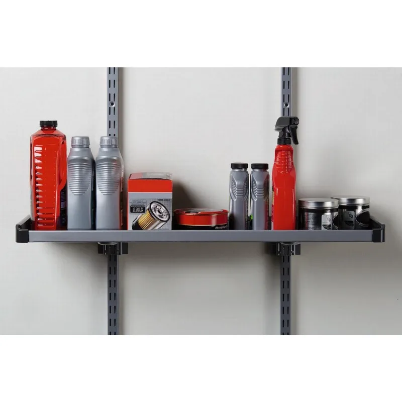 

FastTrack Rail/Upright Large Metal Shelf, Satin Nickel