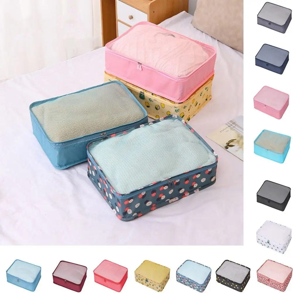 Travel Clothing Storage Bag Suitcase Clothes Storage Organizer Large Capacity Mesh Bag Portable Luggage Pouch