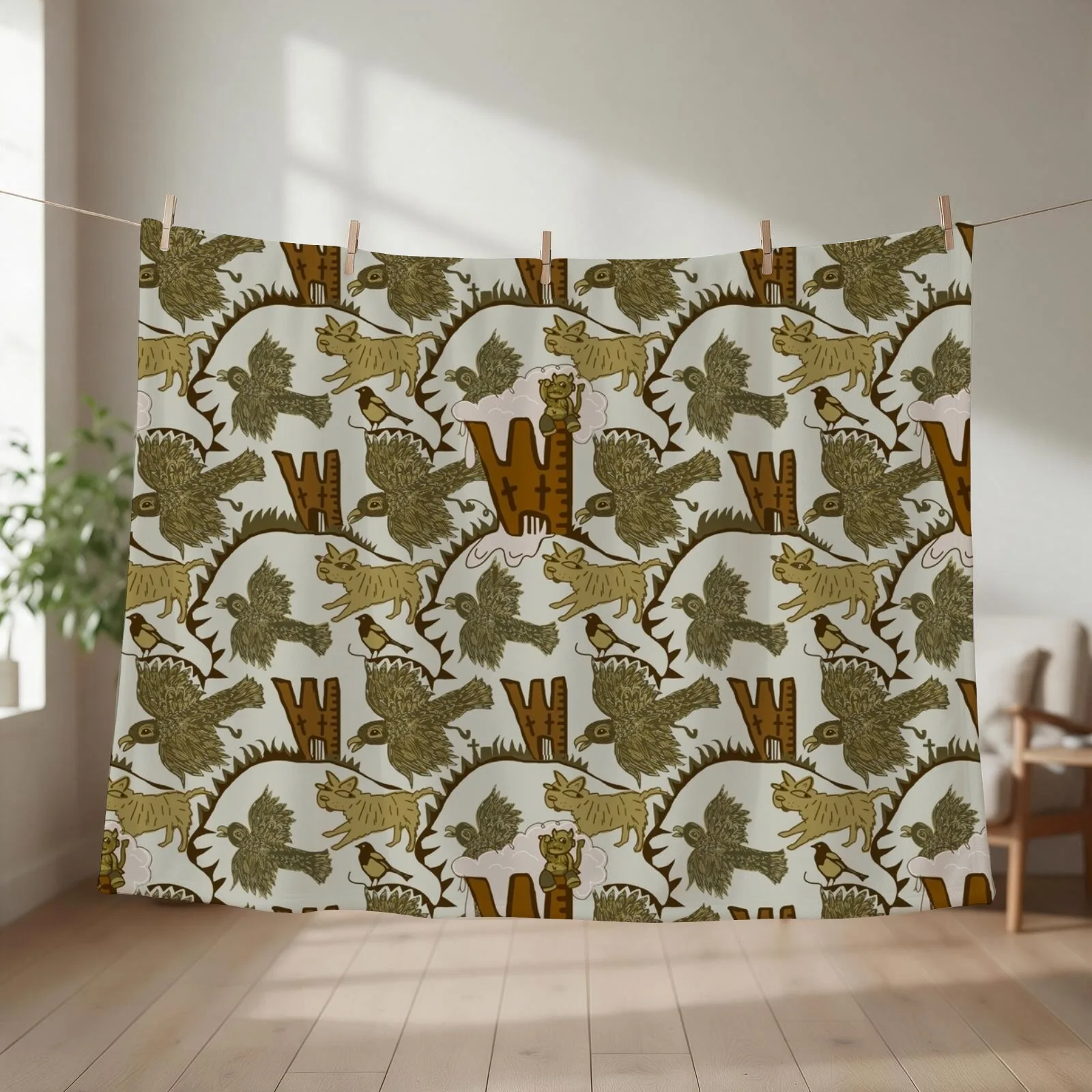 Everybody be chasin something! Throw Blanket couch cozy soft plush fuzzy picnic outdoor blanket